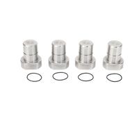 4Pcs 3/4 Inch Stainless Steel Bench Dogs Stops for Woodworking Workbench, Anodized Anti - Scratch Non - Slip Dog Pins with Flat Sides, Fits 19mm MFT Table Holes