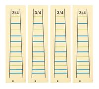 4pcs 3/4 Violin Fingerboard Sticker Indicators for Learners