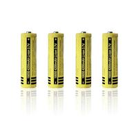 4pcs 3.7 Volt Rechargeable Battery, SGIXBE 3000mAh Rechargeable Battery, Button Top NiMH High Power Long Lasting for Headlamp, LED Flashlight, Solar Light, Electronic Devices etc