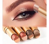 4Pcs 3 Color Glitter Gradient Eyeshadow Stick Set,Matte & Shimmer Cream Eyeshadow,Three Tone Eye Gradient Eye Shadow,Water Resistant Long Lasting Eye Shadow Pen