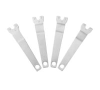 4pcs 3 Jaw Pin Spanner Wrench for Angle Grinder Nut Removal | High Carbon Steel, Non Slip Comfort Grip, Portable 15x1.6x0.4cm Tool for Repair Shops