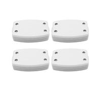 4Pcs 3 Terminal Electrical Junction Box, 13A 250V Flex Connector 3 Core Cable Joiner, Electric Cable Connectors for Indoor Lighting, Power, and Wiring