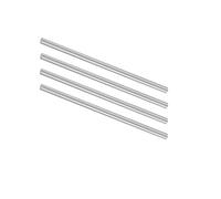 4Pcs 304 Stainless Steel Round Rods - 6mm-8mm Diameter for DIY Metal Craft & Metal Working Projects(8mm)