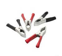 4PCS 30A 75MM Crocodile Clips for Battery Testing with Insulated for Alligator Clip Clamps Compatible with Car Van and Outdoor Electrical Projects