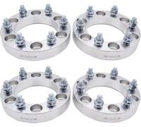 4PCS 30mm Aluminium Black Hubcentric Wheel Spacer Compatible for Mitsubishi L200 2005 Onwards,Dimensions:6 x 139.7mm PCD, M12 x 1.5 Studs,109.8 Centre Bore