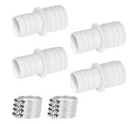 4Pcs 32-38mm Pool Hose Connectors with Clamp Coupling Adapters for Pools Gardens & Aquariums Pool Hose Connector