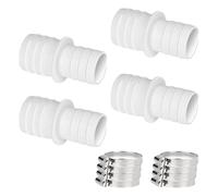 4Pcs 32-38mm Pool Hose Connectors with Clamp Coupling Adapters for Pools Gardens & Aquariums Swimming Pool Nozzle Hose Connector