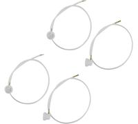 4Pcs 360 Degrees Extension Hose for Male Stem Spray Cans Fluid Auto Car Nozzle Film Aerosol Nozzle w/ 19.69in, 4.5mm Extension Nozzle