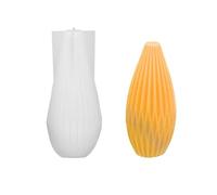 4PCS 3D Pear Candle Silicone Mould Scented Casting Mold Handmade Soap Making Wax DIY Handcraft Home Art Decoration for Home Decor(White02)