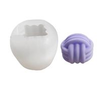 4PCS 3D Pear Candle Silicone Mould Scented Casting Mold Handmade Soap Making Wax DIY Handcraft Home Art Decoration for Home Decor(White04)