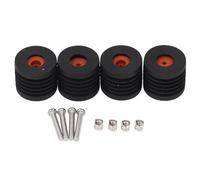 4PCS 3D Printer Anti-Vibration Feet Pads - Shock Absorbing Rubber Base for Ender 3/5/6, CR-10, X1/P1P, Prusa i3 - Reduces Noise & Improves Print Accuracy