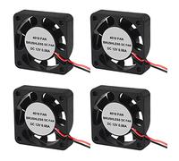 4PCS 3D Printer Cooling Fan 40mmx40mmx10mm Oil Bearing Blower Fan DC 12V Brushless Cooling Fan with 2 Pin Terminal for Hotend Extruder Heatsinks Makerbot MK7 MK8 CPU Chip