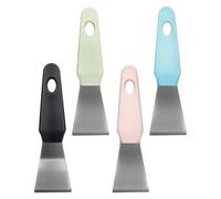 4PCS 3D Printer Scraper Set Hard Metal,Comfortable Grip,Removal Essential Tools for 3D Printing No Damage to Build Surface Includes Professional Accessories