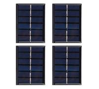 4Pcs 3V 0.3W Polycrystalline Silicon Solar Panel, DIY Solar Power Charger with Cable, Solar Charging Panel for Outdoor Projects, Compact 65x48mm Size with Intelligent Vo
