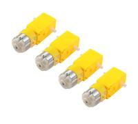 4Pcs 3V Double Shaft Geared Motor Gearmotor Intelligent Car Chassis Four Drives For Robot Robot Toys