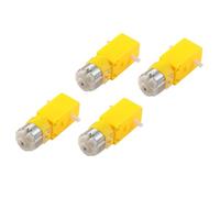 4Pcs 3V Double Shaft Geared Motor Gearmotor Intelligent Car Chassis Four Drives For Robot Robot Toys