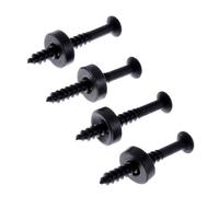 4pcs 4 Electric Guitar Black Neck Joint Bushings and Bolts Guitar Parts