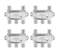 4PCS 4 Way Multi-Switch Satellite Switch, 4-Way Wideband Diseqc Switch, Satellite Priority Switch