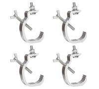 4pcs 40-60mm Stage Light Clamp Hooks, C-Clamp Mounting, Heavy Duty Cast Aluminum Stage Light Clamp, Stage Lights Clamp Bracket Hanging Hook