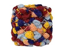 4PCS 400g Very Soft Small BallYarn, BeanYarn, Warm Hand-Knitted Small Blanket Yarn 100% Polyester Fiber Crochet Kits for Beginners Adults(B08)