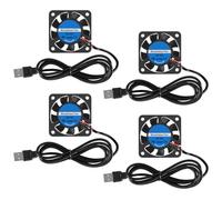 4pcs 40mm USB Brushless Cooling Fan 40mm X10mm DC 5V Quiet Cooling Fan 4010 Mini Computer Fan for Small Appliances Series Replacement