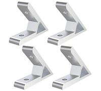 4Pcs 45 Degree/135 Degree 2020 Corner Angle Bracket Connection Joint for 2020 Series Aluminum Extrusion Profile (45 Degree)