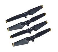 4pcs 4730F Propeller Blades CCW/CW Carbon Fiber Low Noise Quick Release Spare Parts For Spark Propellers(2 pairs yellow edge)