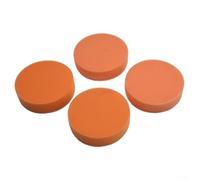 4pcs 4inch 100mm Flat Sponge Polishing Buffing For Pads for Waxing, Buffing, and Cleaning Applications Compatible with Multiple Polishing Machines