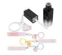 4pcs 4ml Refillable Lip Gloss Tube with Cute Fantasy Charm for Women | Gradient Cartoon Style, Plastic Resin Build, Portable Size, Casual Outing Use, Cosmetic Storage