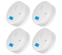 (4pcs) 4pcs Warning Carbon Monoxide Alarm Professional Battery Operated High Sensitive