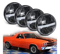 4PCS 5 3/4" 5.75" LED Headlights DOT Projector led Lamp Sealed Beam Lamp Bulbs Hi/Lo+DRL