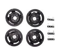 4Pcs 5 Inch Reverse Speaker Basin Frame, Speaker Subwoofer Basin Stand with Foot Solder Tabs, Iron Mounting Bracket for DIY and Repairing 5" Speakers