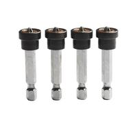 4Pcs 50mm Plasterboard Positioning Screwdriver Bits, Magnetic Cross Head for Drywall and Woodworking, Compatible with Electric and Cordless Drills