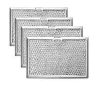 4Pcs 5304464105 5304509444 Frigid-aire Microwave Grease Filter,5"x7-5/8"x3/32" Compatible WB06X10608 5304517871 4920114 AP6809087 PS12585760 EAP12585760