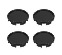 4PCS 55mm Car Wheel Center Caps, Wheel Hub Caps ABS Plastic Hub Cap Cover for Front or Rear Wheel Hubs (Black)