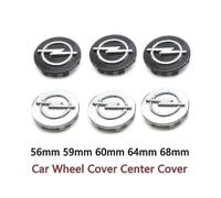 (4pcs 59mm Silver) 4pcs Car Wheel Hub Center Caps 56mm 59mm 60mm 64mm 68mm Cover For Opel Mokka Insignia Zafira Corsa Tigra Badg