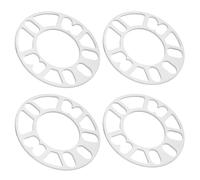 4pcs 5mm Wheel Spacers, Thickness Universal Aluminum Shims Hubcentric Spacer for 4/5 Stud Wheel 3.1in ID 5.9in OD