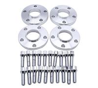 4PCS 5x112 57.1 15mm & 20mm Hubcentric Wheel Spacers & 20 Radius Wheel bolts fits for most VW