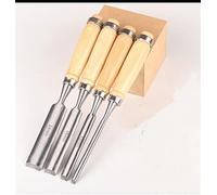 4pcs 6,12,18,24mm Semicircular Chisel Carving Set Wood Gouge Chisel Woodworking Tool (Half Round Chisel_240mm 4pcs)