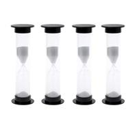 4Pcs 60 Seconds 1 Minute New White Mini Sandglass Hourglass Sand Clock Timer Thermometers and Timers,Kitchen Utensils and Gadgets,Timers
