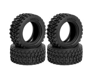 4Pcs 60D 58Mm 1/10 Scale Rubber Tire Wheel Tyres for RC On-Road Drift Touring Ca