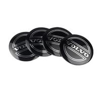 4pcs 63mm Hub Center Cap Stickers for Volvo C30 2010-2013, Car Logo Protective Sticker Car Wheel Centre Cover Badge Sticker Sunscreen Waterproof,Black