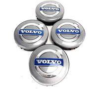 4Pcs 64mm Car Hub Centre Caps for Volvo V40 V60 S60 S80 XC60 XC90, Alloy Wheel Centre Dust Rust Proof Covers Car Replacement Styling Accessories