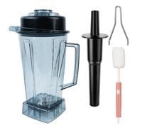 4Pcs 64oz Container for Vitamix Blender Pitcher, Replace for 5200 5000 5300 6300 VM0101 VM0103 VM0197 Classic/Commercial Series Container Jar, Container Jug 2000ML with Tamper, Brush, Blender Wrench