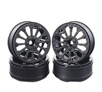 4Pcs 64x30mm Carbon Fiber Wheels Rim for RC Competition Crawler MOA RC4WD Bully 2 XR10 RS10 Motor On Axle 2.2 Tires (D)