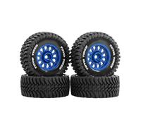 4pcs 68mm Beadlock Wheel & Tire Set for for 1/14 1/16 1/18 RC Truck Arrma Granite Mojave Typhon Grom