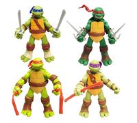 (4PCS) 6pcs/4pcs/Set Ninja Turtle Anime Figure Neca TMNT Limited Edition Action Figurine Statue Action Figurine