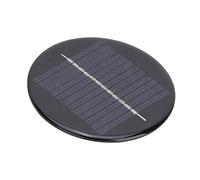 4PCS 6V Micro Mini Solar Panel Cells, 80mm Diameter Round Solar Cell Panel Module for DIY Outdoor Hanging Lanterns Garden Light