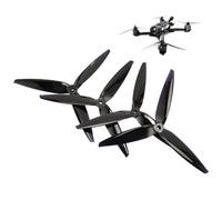 4pcs 7040 3 Blade Props High Speed Propellers, 7inch 180mm Propeller Prop for CW Racing Frame FPV Drone 2206 to 1500kv Motor, ABS Low Noise Drone Propeller