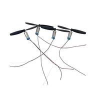 4pcs 716 7mm*16mm 2CW+2CCW Coreless Motor Propeller DC 3V 3.7V 55000RPM For RC Drone Quadcopter Engine